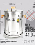 Combo Barril Asador Mundialista 6 Kg