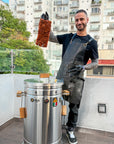 COMBO BARRIL ASADOR EL MERO GALLO 18 KG